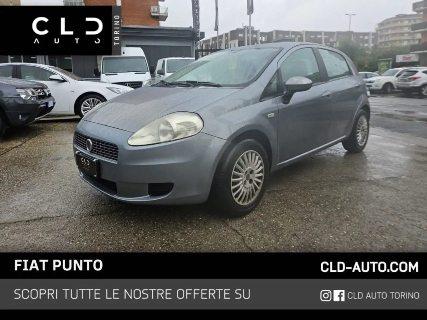 Fiat Grande Punto 1.3 MJT 75 CV 5 porte Gris - 1