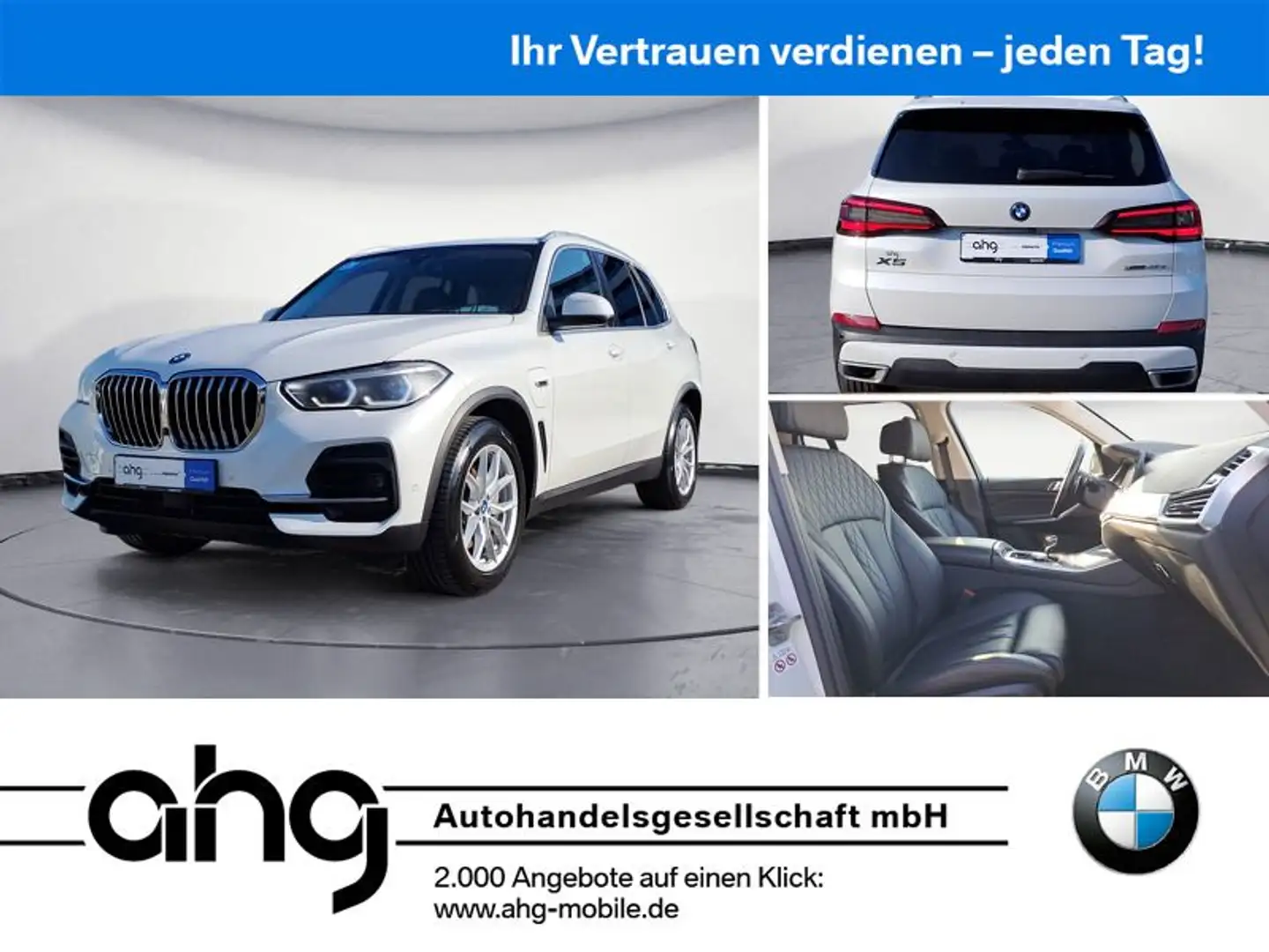 BMW X5 xDrive45e Innovationsp. Sport Aut. Head-Up AH Weiß - 1