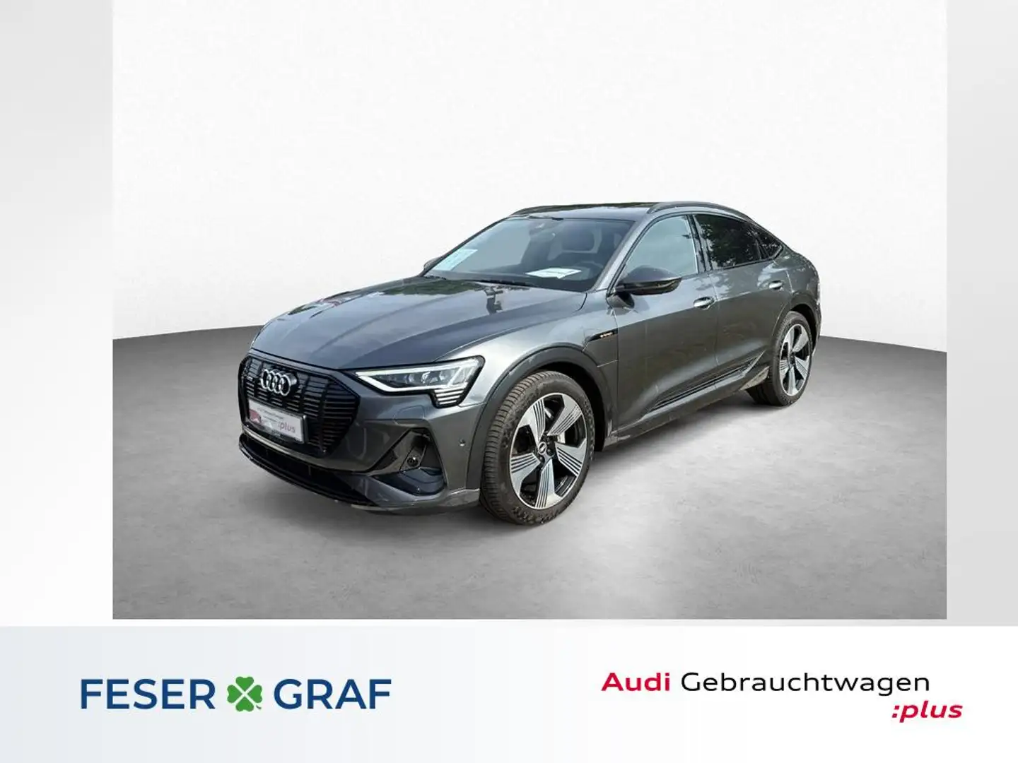 Audi e-tron Sportback S line 55 qu S AHK PANO LUFT NACHTS Grau - 1