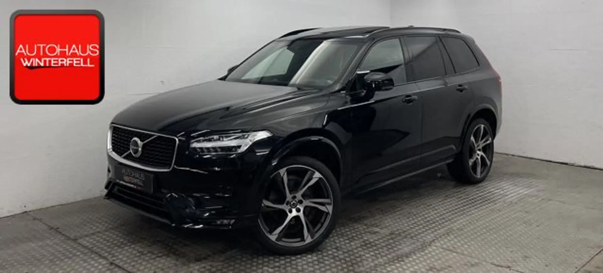 Volvo XC90 T6 AWD R-DESIGN CARBON 7SITZ+PANO+B&W+LUFT+ Zwart - 1