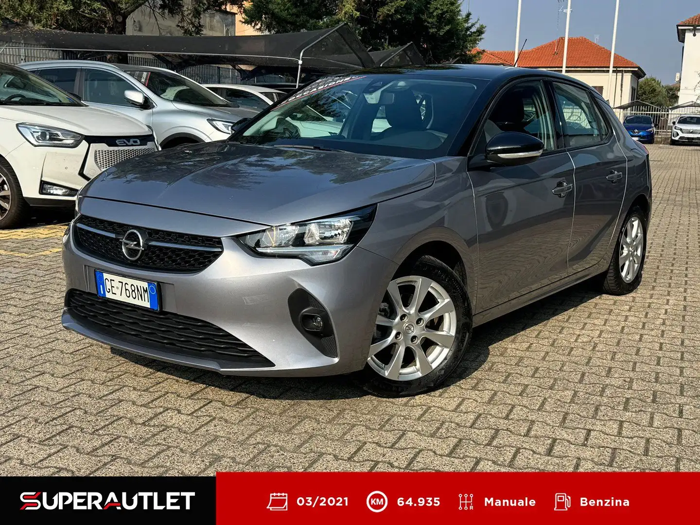 Opel Corsa 5 Porte 1.2 75cv S&S 1.2 s&s 75cv Grijs - 1