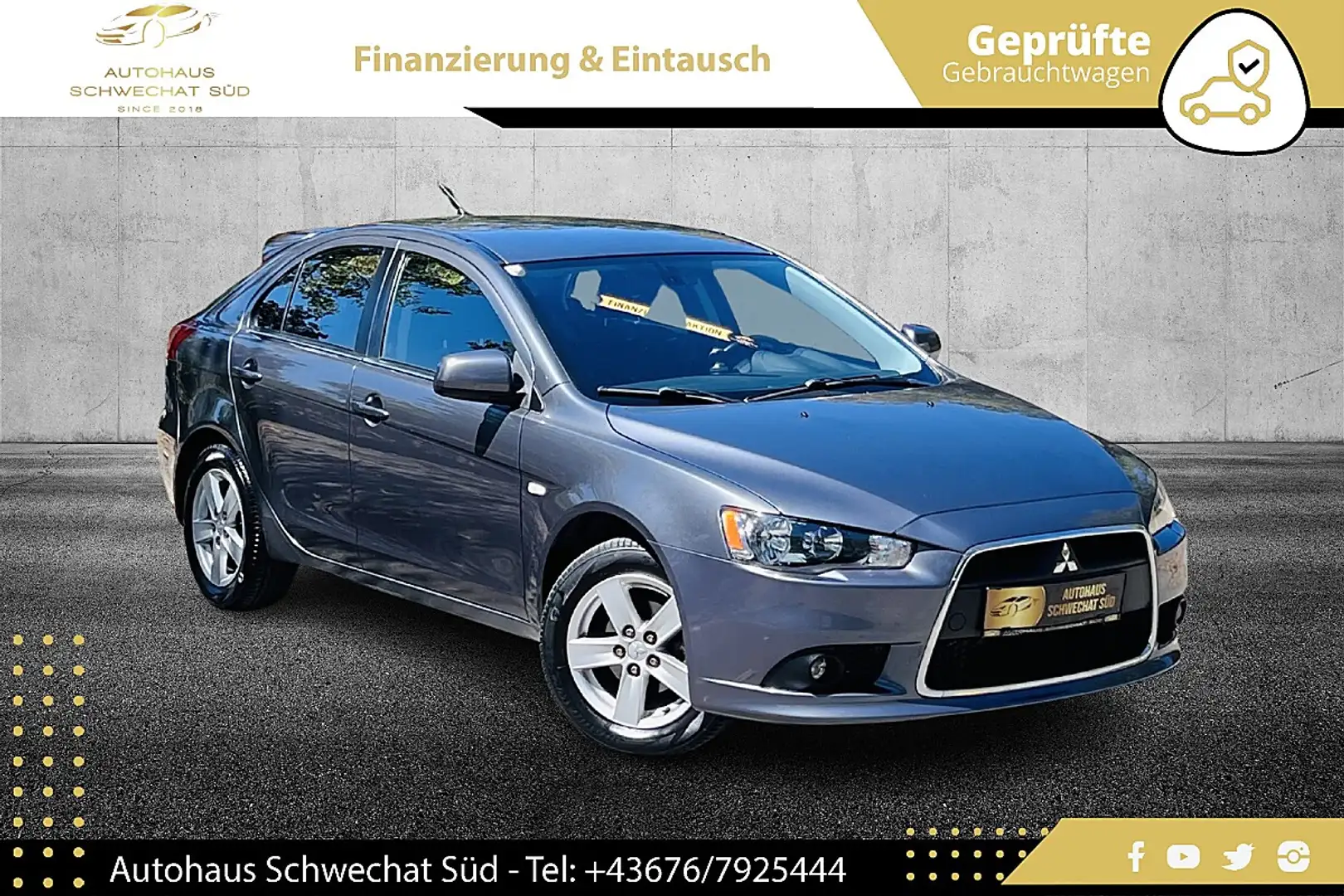 Mitsubishi Lancer 1,5 Inform // 1.BESITZ // WENIG KM // PICKERL +... Grau - 1