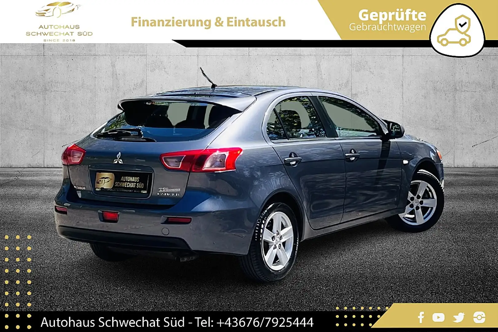 Mitsubishi Lancer 1,5 Inform // 1.BESITZ // WENIG KM // PICKERL +... Grau - 2
