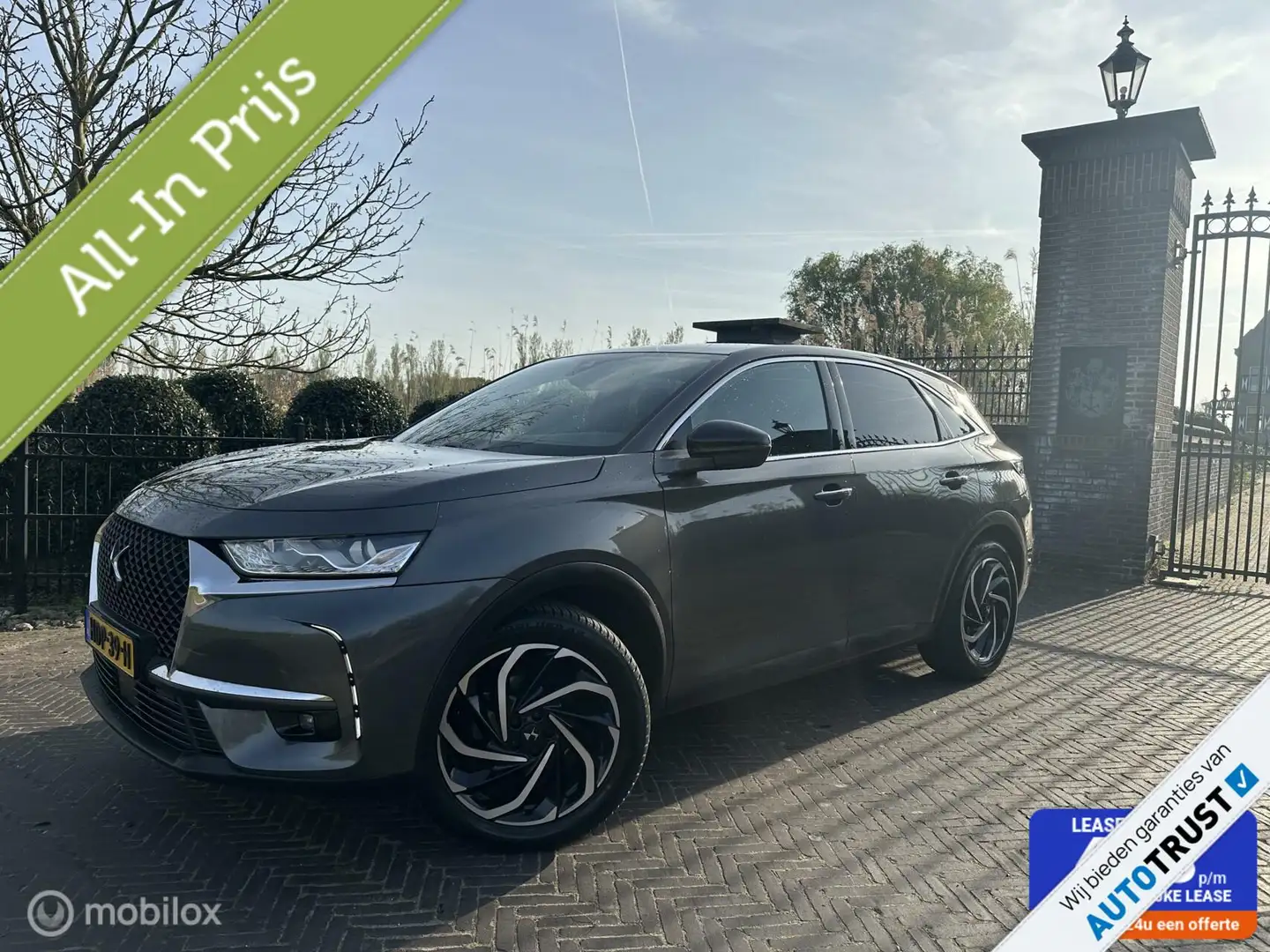 DS Automobiles DS 7 Crossback 1.6 PureTech 225pk! Trekhaak Keyless GARANTIE Grijs - 1