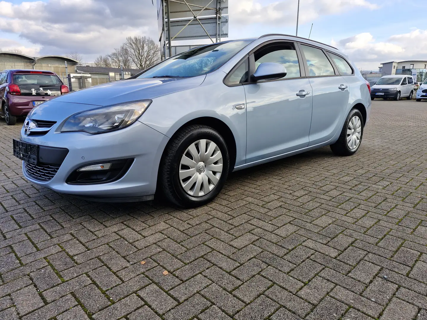 Opel Astra Astra 1.4 Turbo Sports Tourer Aut. Style AHK Zilver - 2