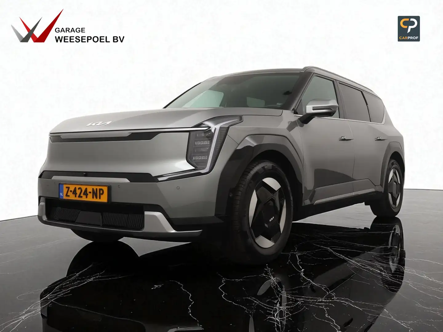 Kia EV9 99.8 kWh Launch Edition 7-persoons - Lederen bekle Šedá - 1