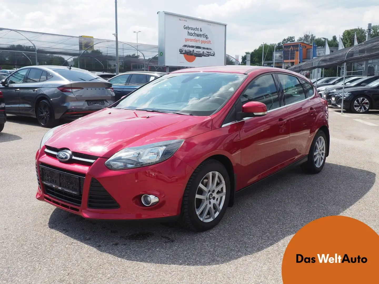 Ford Focus Titanium 1,0 EcoBoost Rot - 1