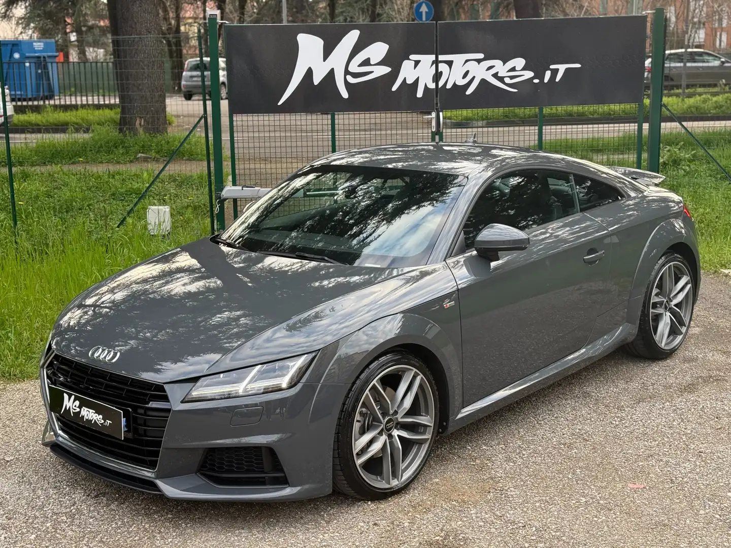 Audi TT Coupe 2.0 tfsi S line quattro s-tronic UNICO PROP Grigio - 2