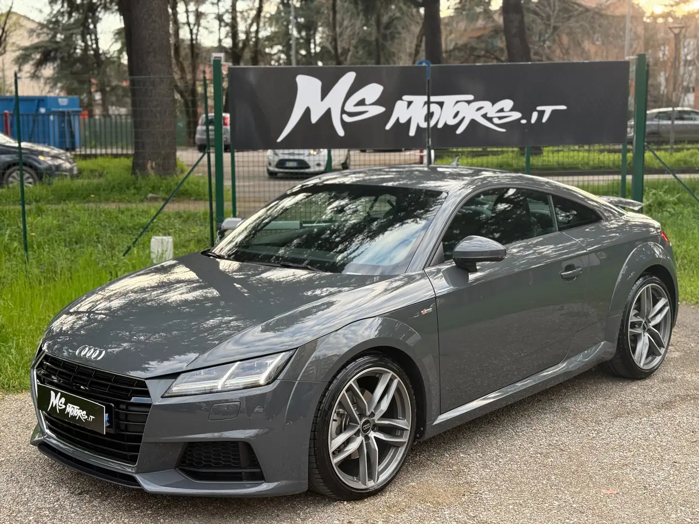 Audi TT Coupe 2.0 tfsi S line quattro s-tronic UNICO PROP Grigio - 1