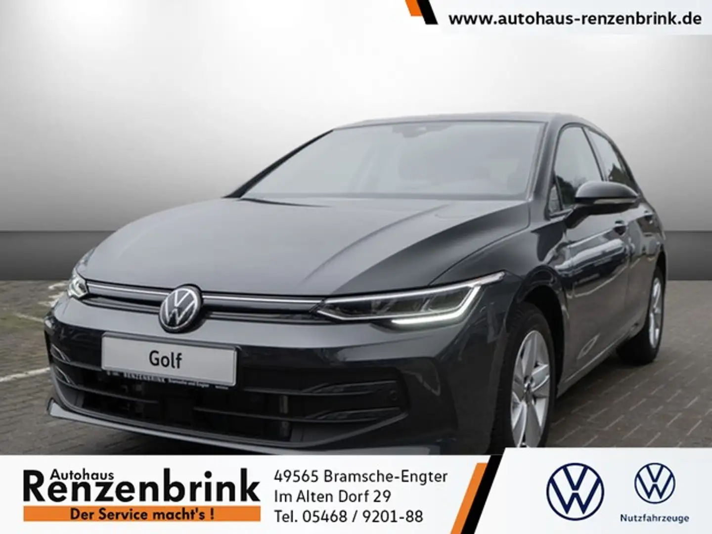 Volkswagen Golf VIII Life TSI 6-Gang GJR RFK Winterpaket Grau - 1