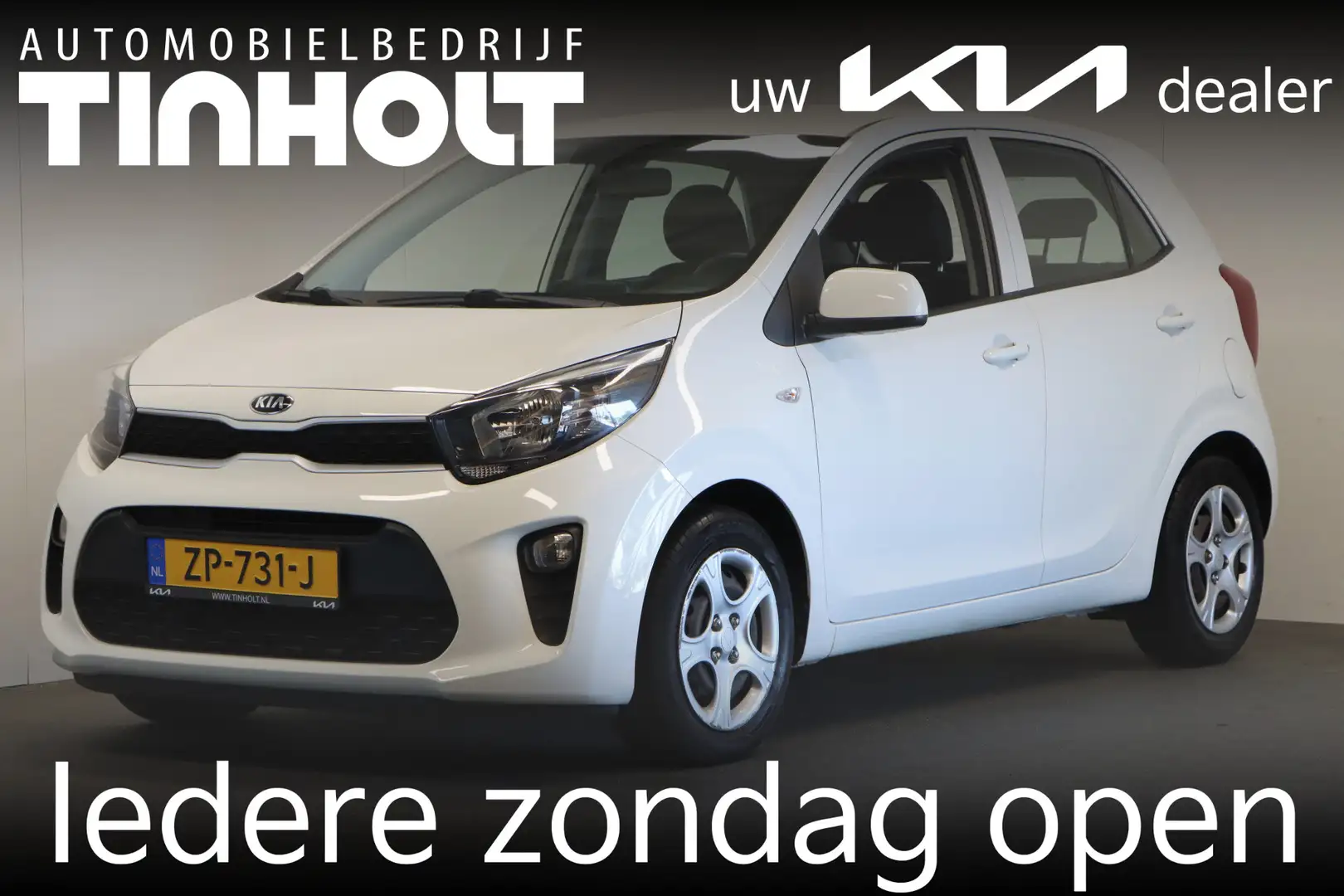 Kia Picanto 1.0 MPi ComfortPlusLine Trekhaak Wit - 1