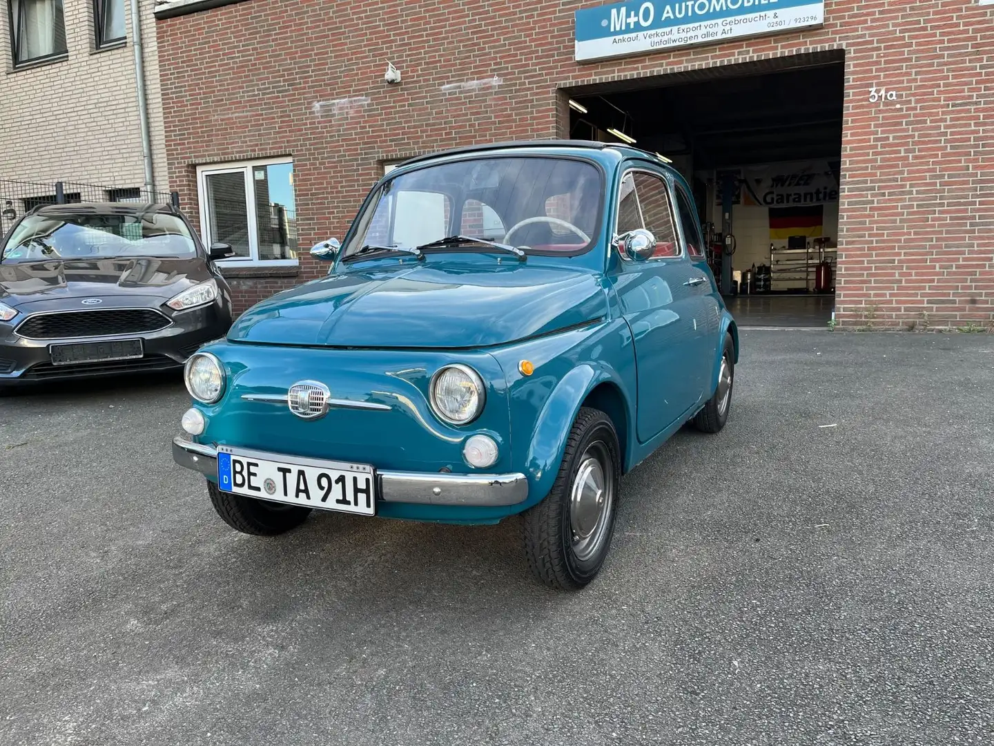 Fiat 500 Blau - 2
