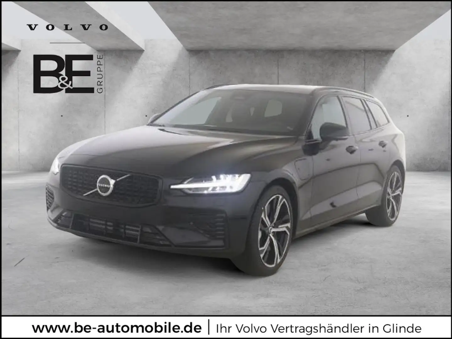 Volvo V60 T6 Plus Dark Recharge Plug-In Hybrid AWD Schwarz - 1
