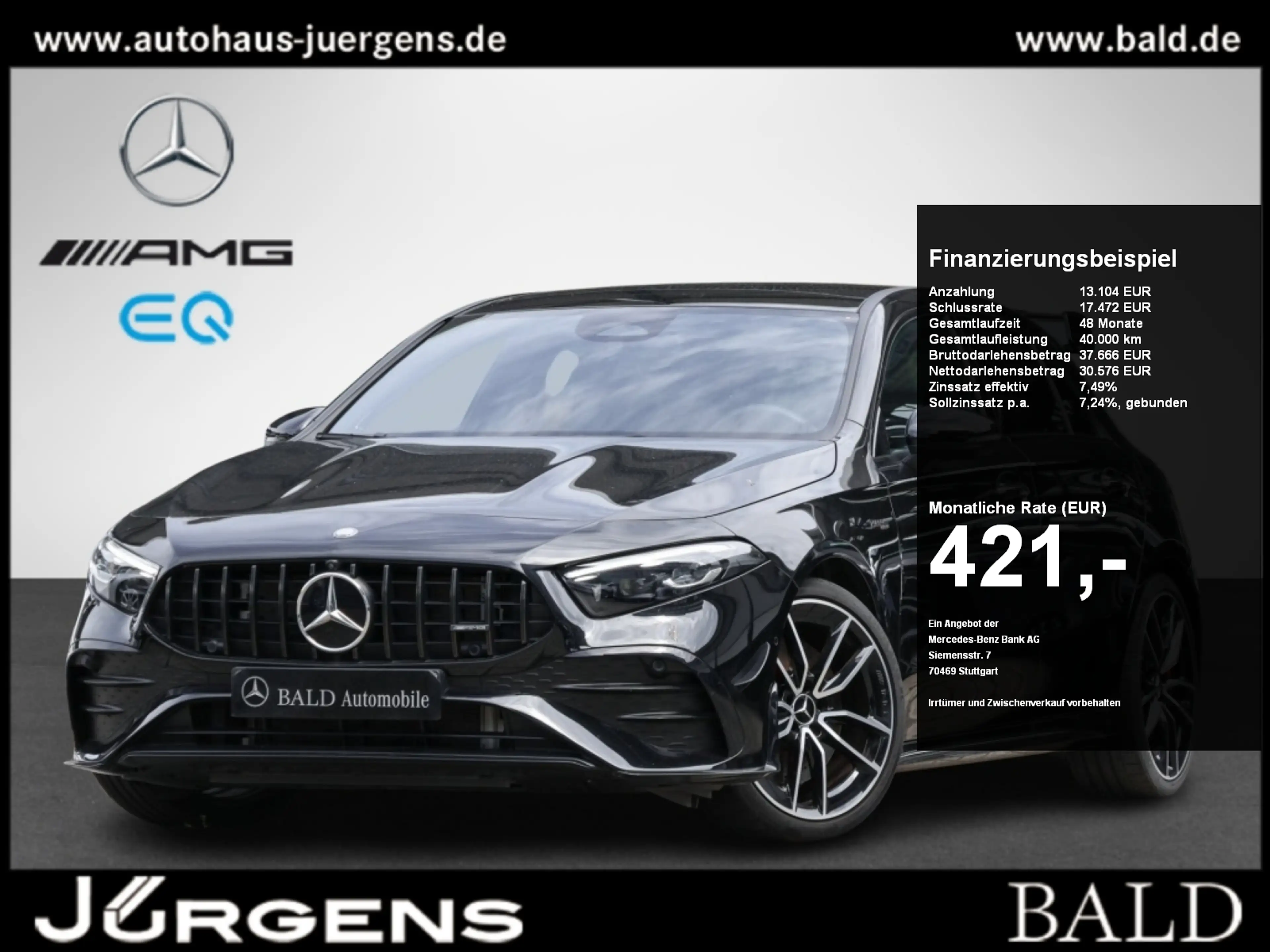 Mercedes-Benz A 35 AMG AMG A 35 4MATIC AMG-Sport+Aero+Burm+Pano+MLB+360