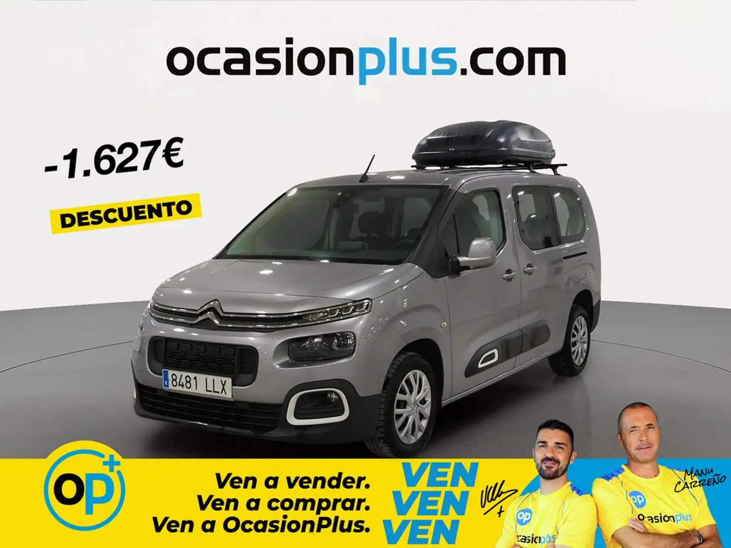 Citroen Berlingo BlueHDi S&S Talla XL Feel 130 Gris - 1