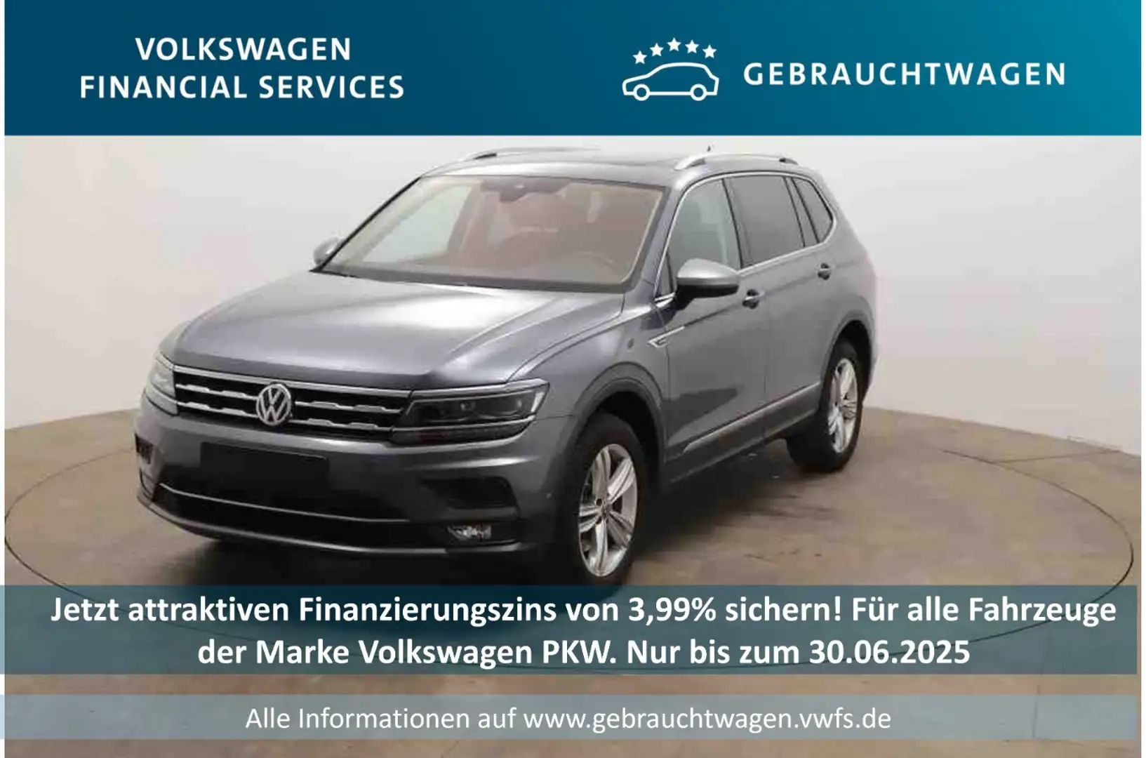Volkswagen Tiguan Allspace Highline 4M 2.0 TDI DSG Pano*AHK Grau - 1