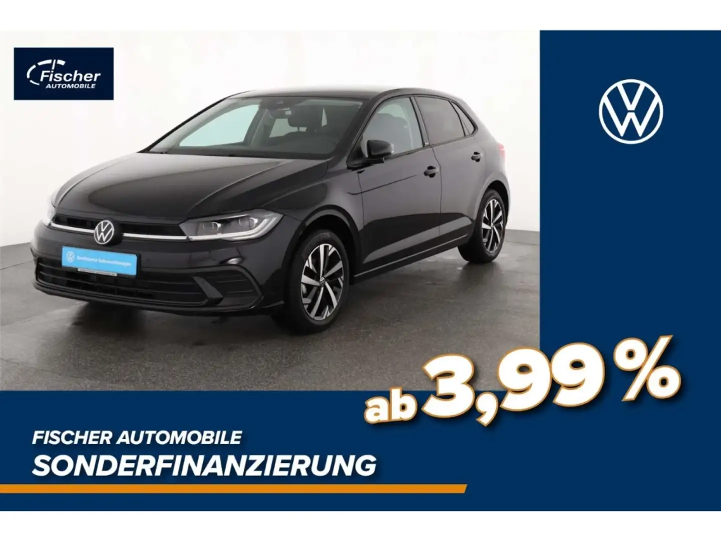 Volkswagen Polo 1.0 TSI Move 5-Gg. Matrix/NAV/ACC/SH/Klima Schwarz - 1