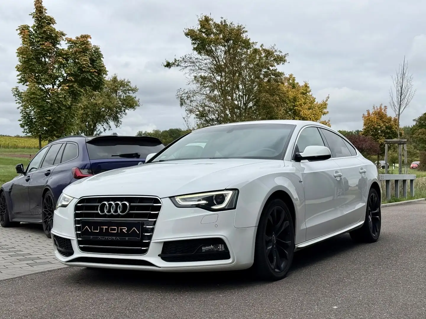 Audi A5 Sportback 2.0 TDI S-LINE+|SHZ|XENON|DSP|TOP| Weiß - 2