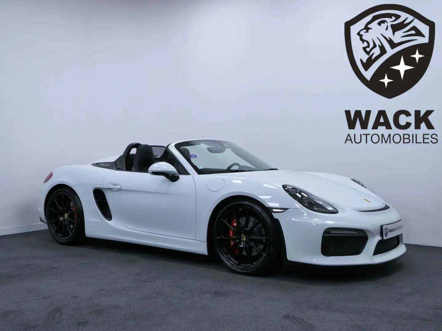Porsche Boxster PORSCHE BOXSTER 981 SPYDER 3.8L 375 CV Blanc - 1