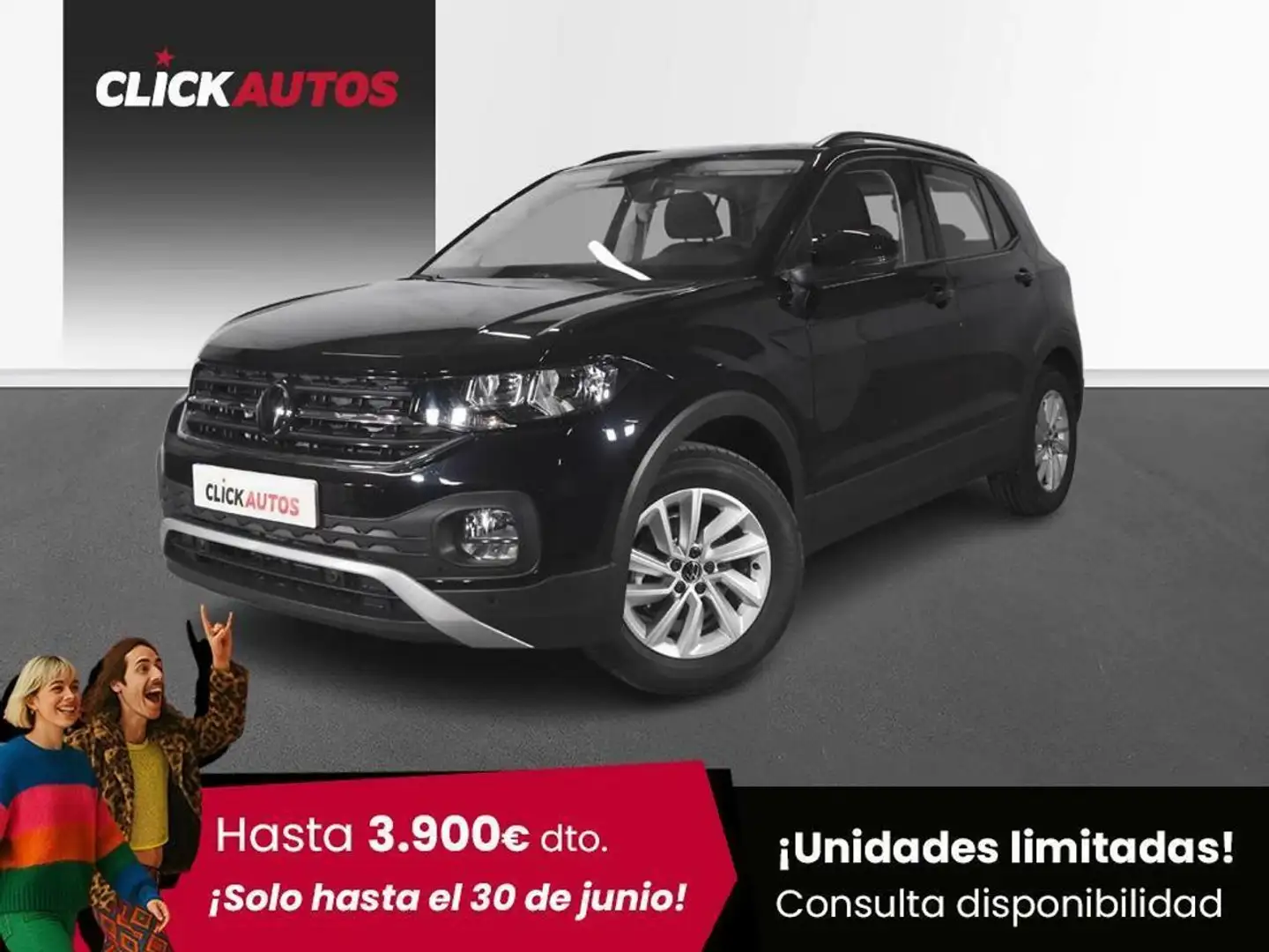 Volkswagen T-Cross 1.0 TSI Advance 81kW Negro - 1