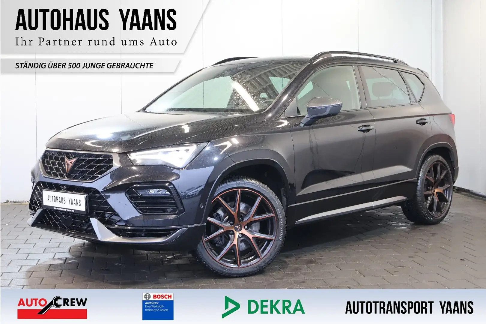 CUPRA Ateca 2.0 TSI 4Drive BEATS+AID+ACC+LED+360°+PANO Negro - 1