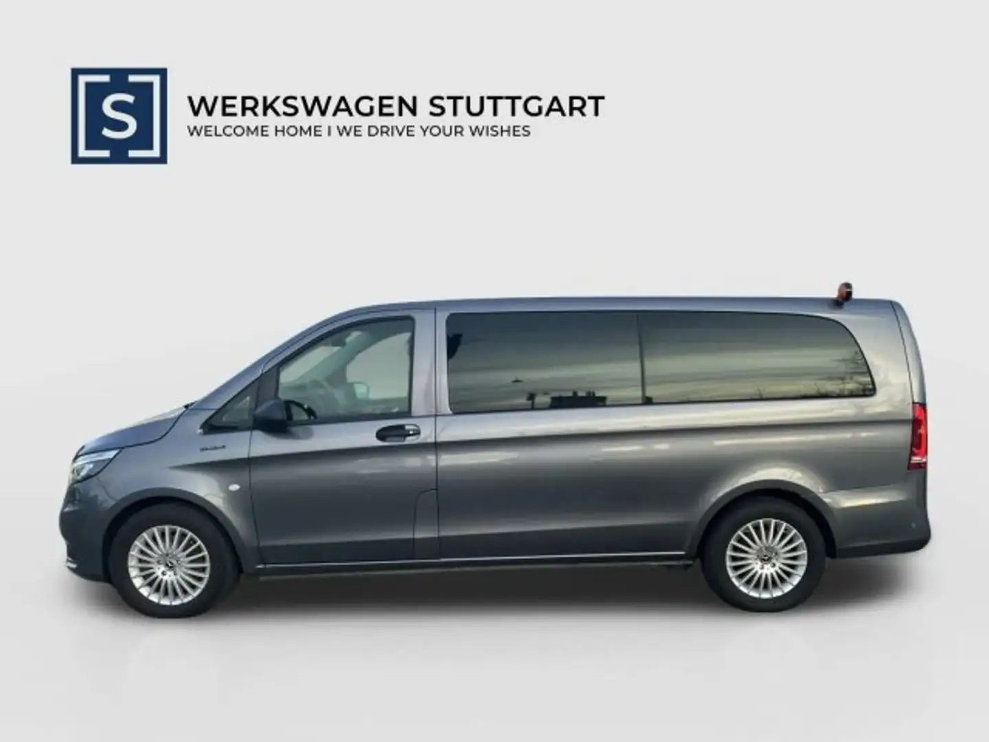 Mercedes-Benz Vito eVito 129 Tourer PRO XL LED DISTR RFK 2/2/3 TAXI Gris - 2