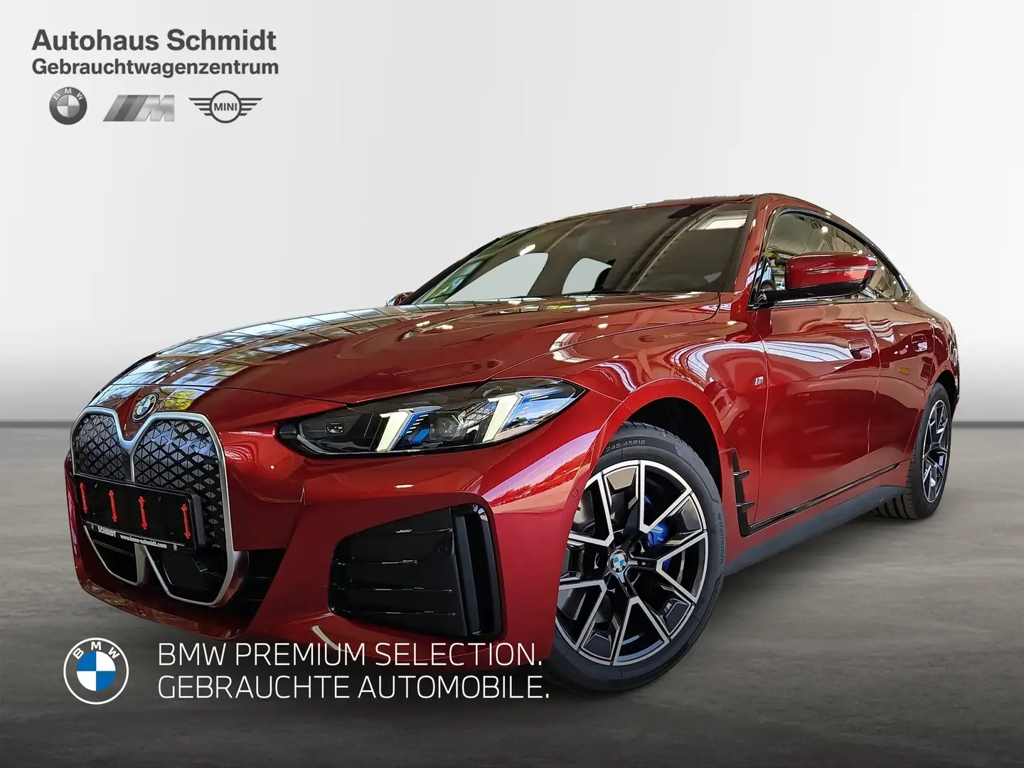 BMW i4 eDrive40 *488€ Netto*Facelift*M Sport*AHK*Driv A P Rot - 1