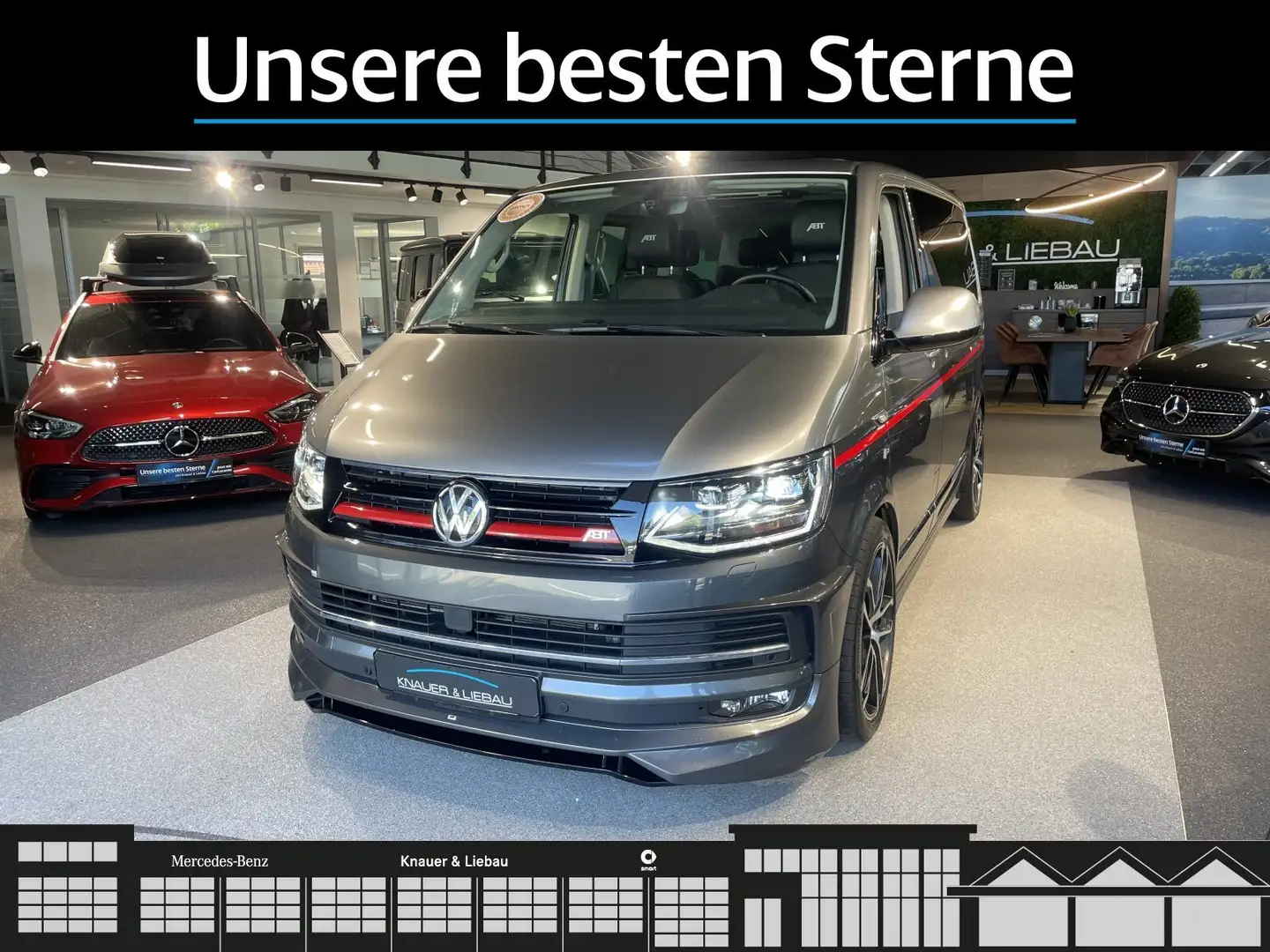 Volkswagen T6 Multivan T6 2.0TDI 4M Multivan Highline ABT*AHK*DAB*PS4 SHD Grau - 2