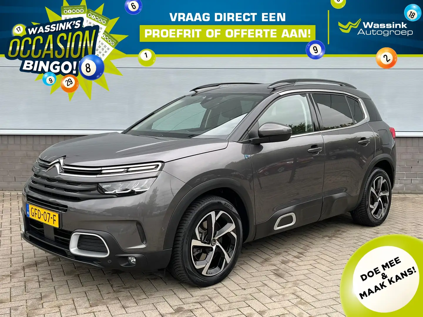 Citroen C5 Aircross 1.6 Plug-in Hybrid 225pk Automaat Shine | Parkeerc Gris - 1