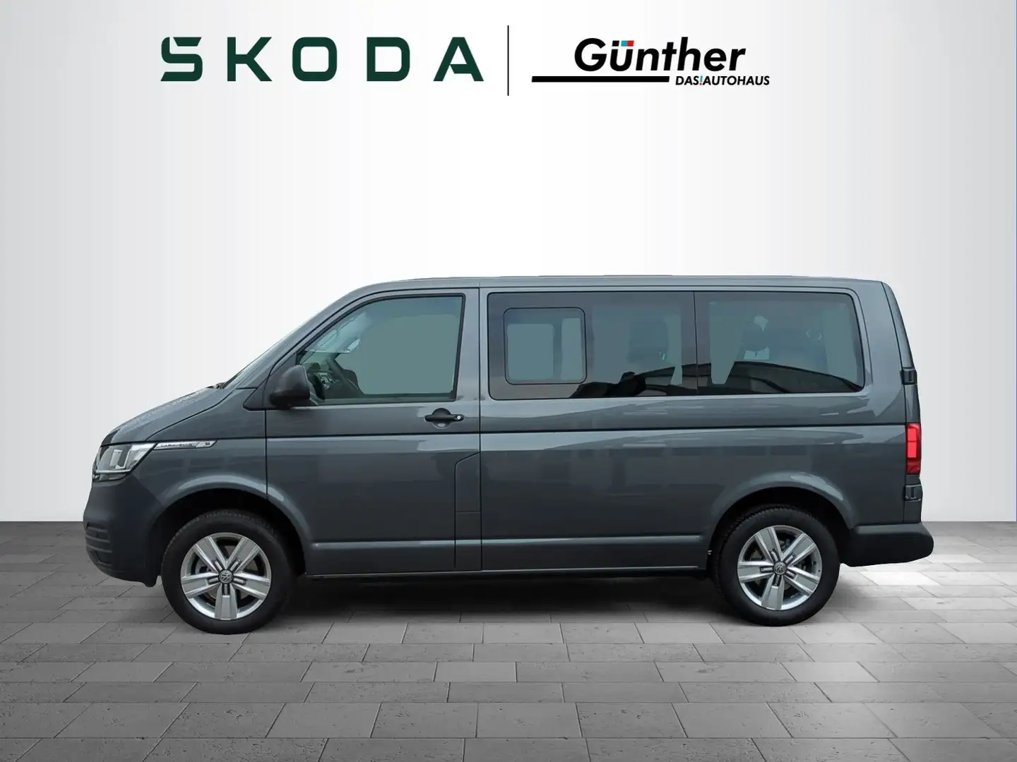 Volkswagen T6.1 Caravelle TRENDLINE 2.0 TDI+AHK+PARKPILOT+ Gris - 2
