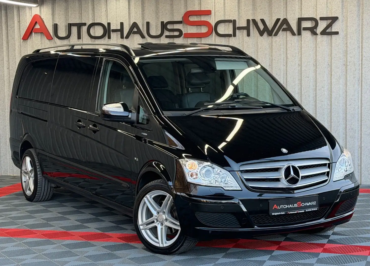 Mercedes-Benz Viano Ambiente Extralang 8Sitzer S-Dach Leder Schwarz - 1