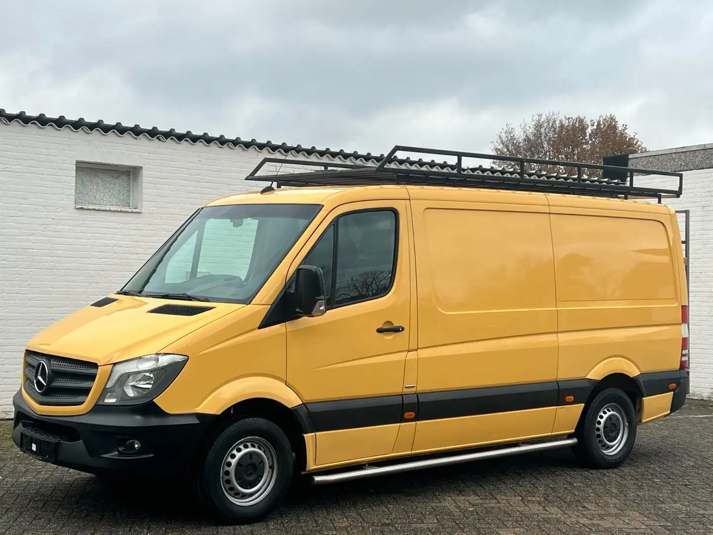 Mercedes-Benz Sprinter 313 BlueTec Lang L2H1 Klima Ahk Euro 5 Gelb - 1