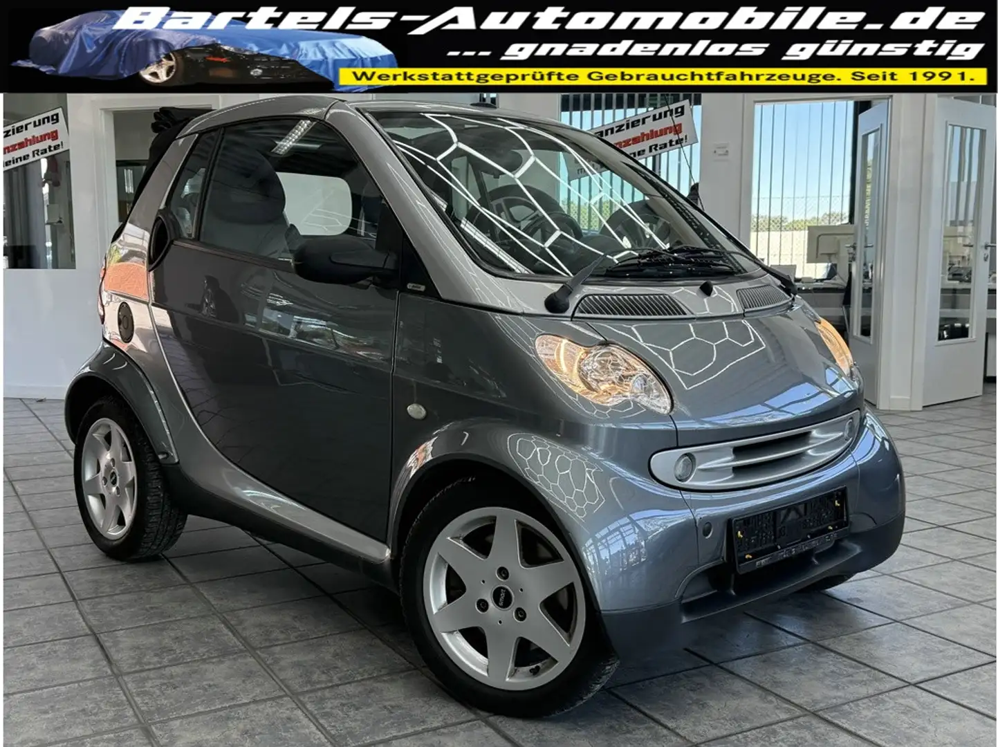 smart forTwo Pulse, Automatik, HU NEU, Cabrio Gri - 1