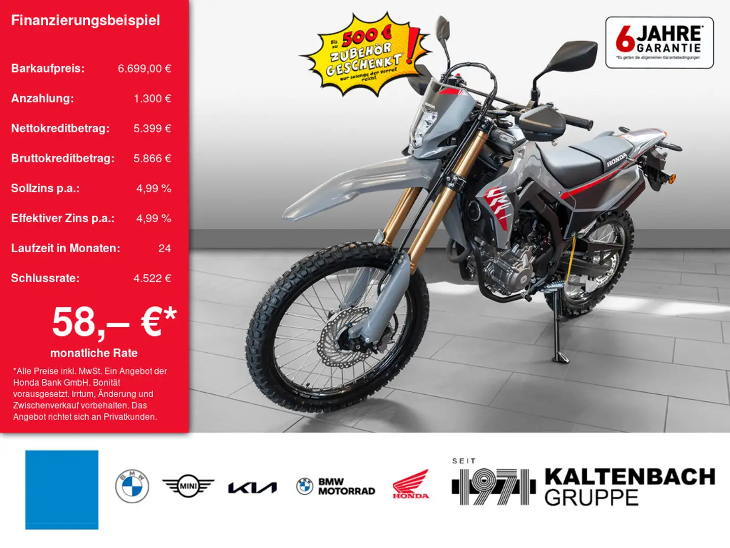 Honda CRF 300 L Gris - 1