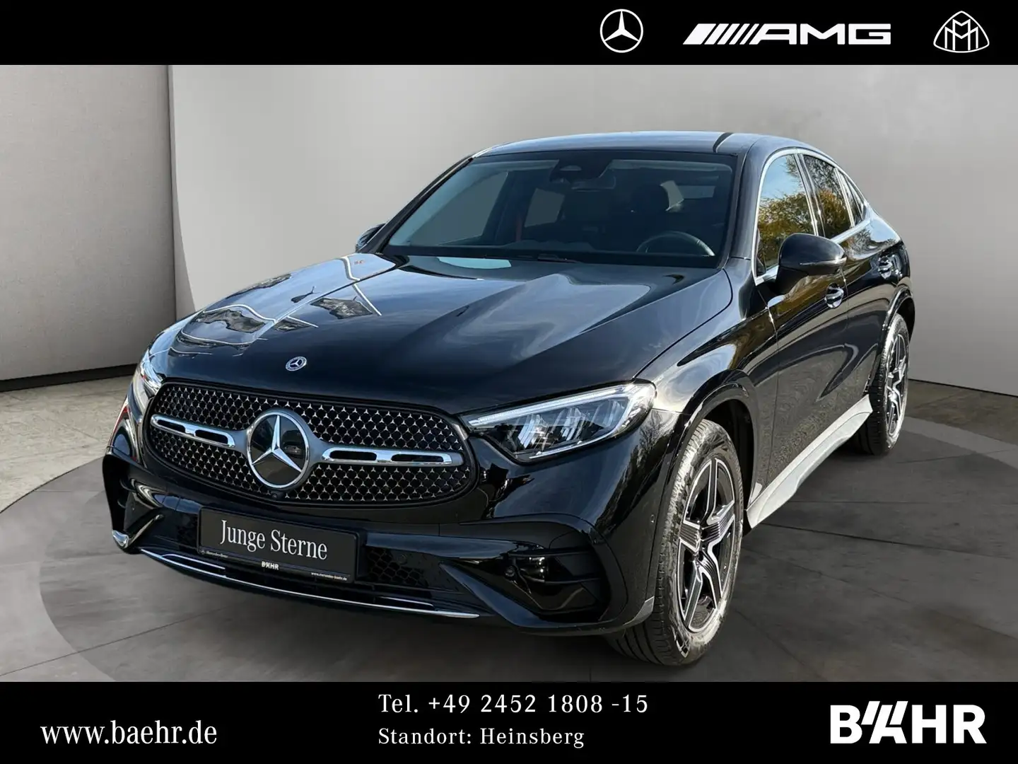 Mercedes-Benz GLC 200 GLC 200 d 4M Coupé ED-AMG/360°/LED/19''/RFK/MBUX Schwarz - 1