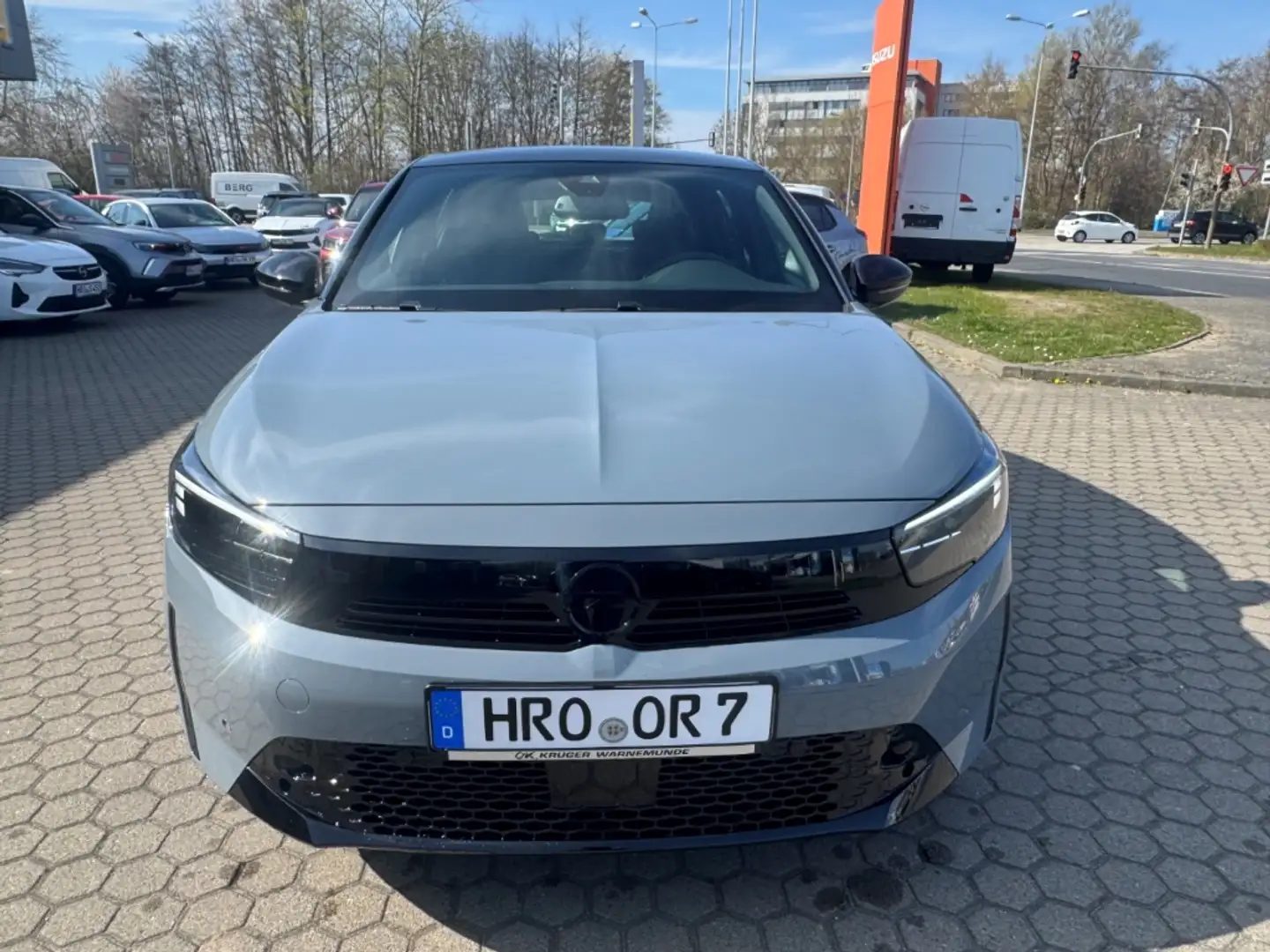 Opel Corsa F GS 1.2 Turbo in Vollausstattung Grijs - 2