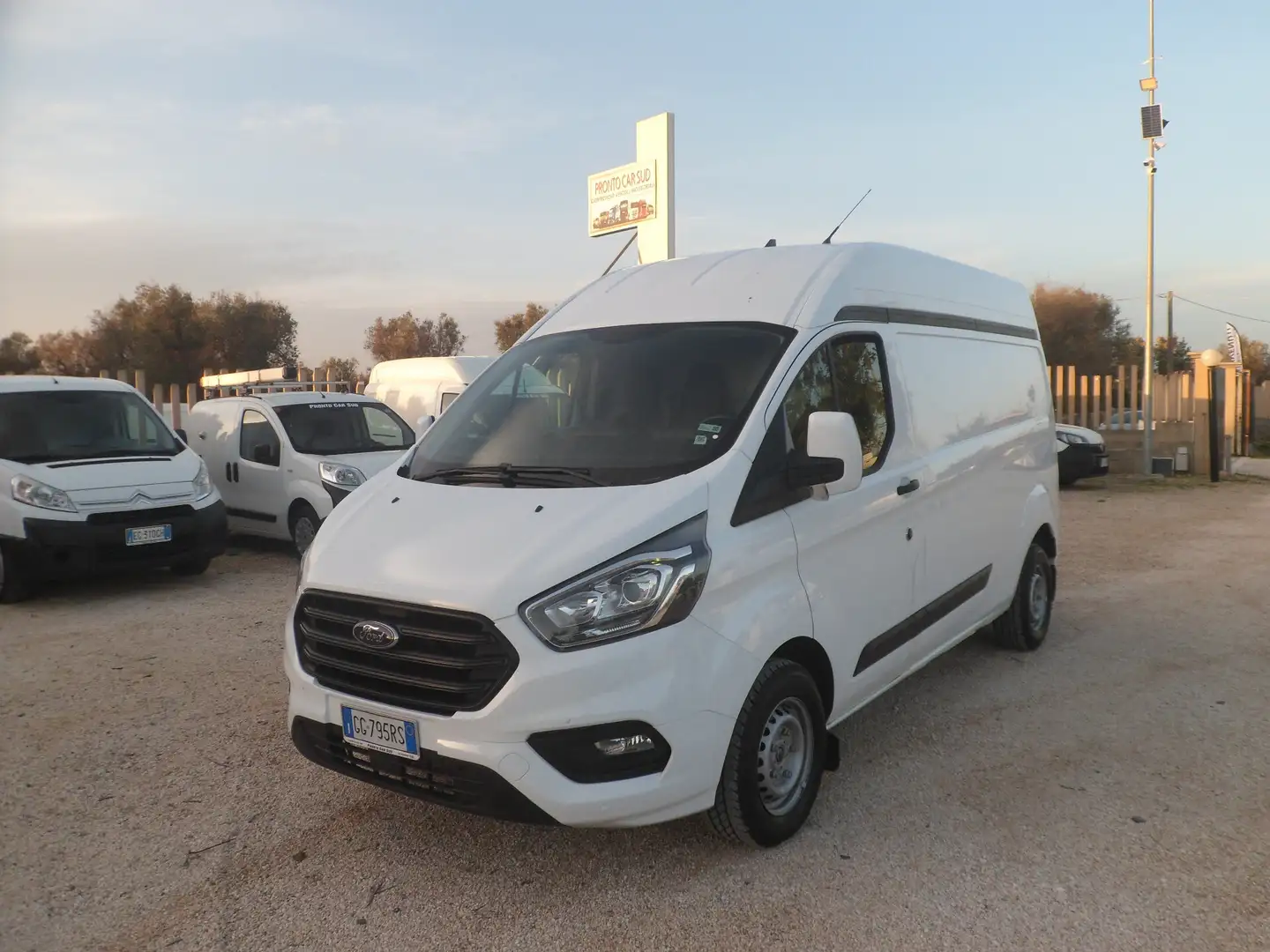 Ford Transit Custom furgone maxi tetto alto Bianco - 1