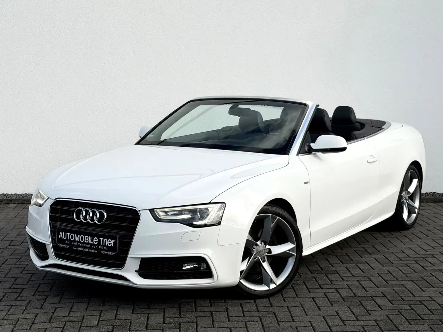 Audi A5 Cabriolet 2.0 TDI S line / GARANTIE / Blanc - 1