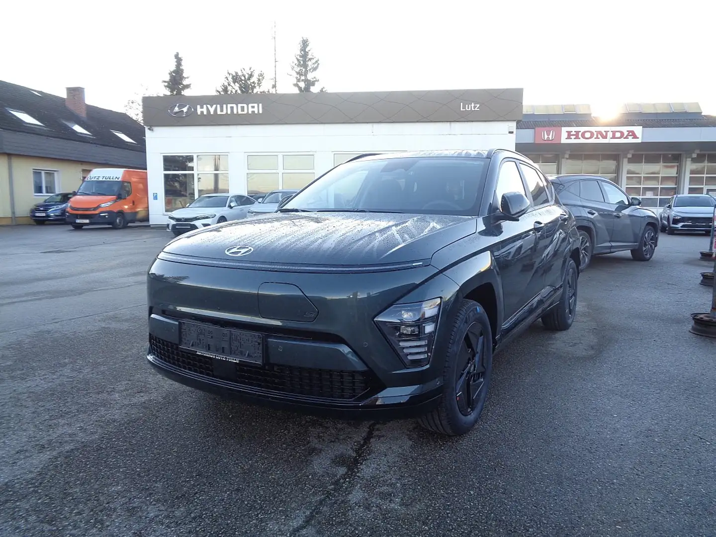 Hyundai KONA Kona Elektro 65,4kWh GO Technik-Paket, Design-P... Grün - 2