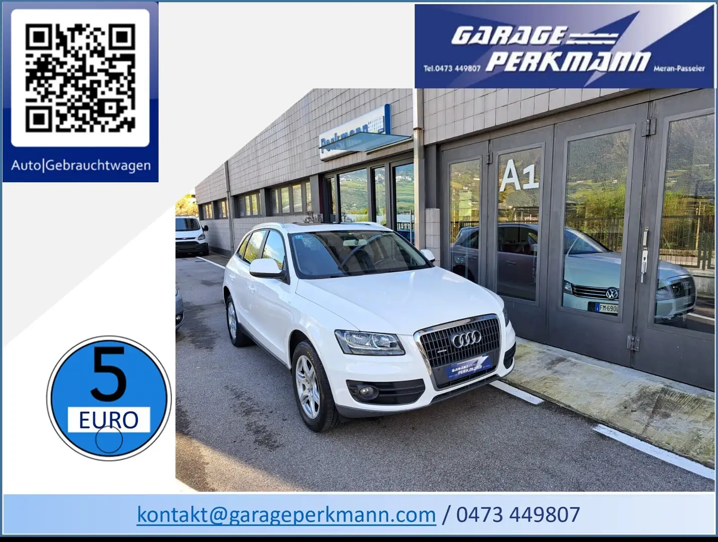 Audi Q5 Q5 2.0 TDI 170 CV quattro S tronic Bianco - 1
