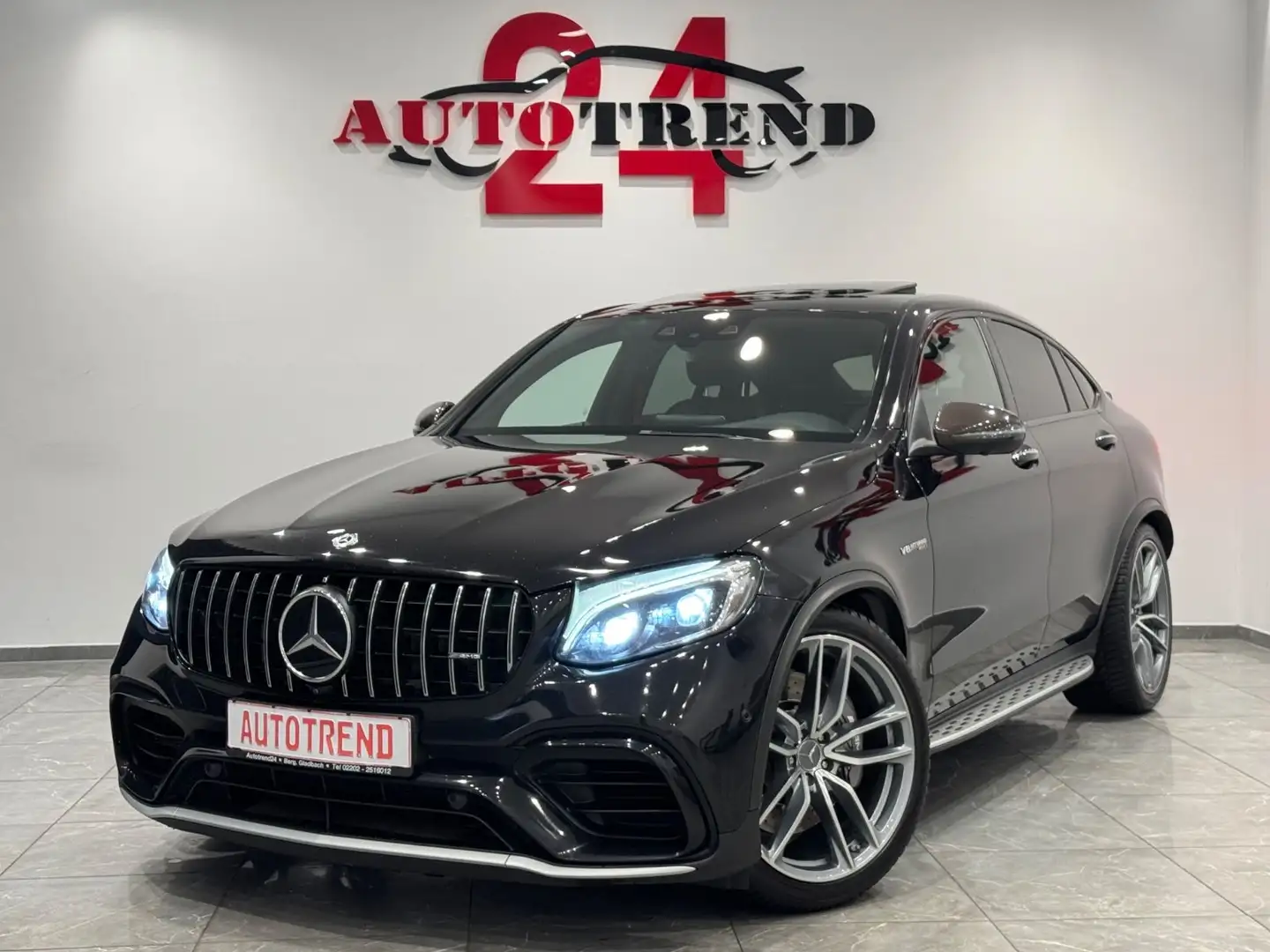 Mercedes-Benz GLC 63 AMG 4Matic Coupe PANO+HUD+°360KAM+BURMEST Noir - 1