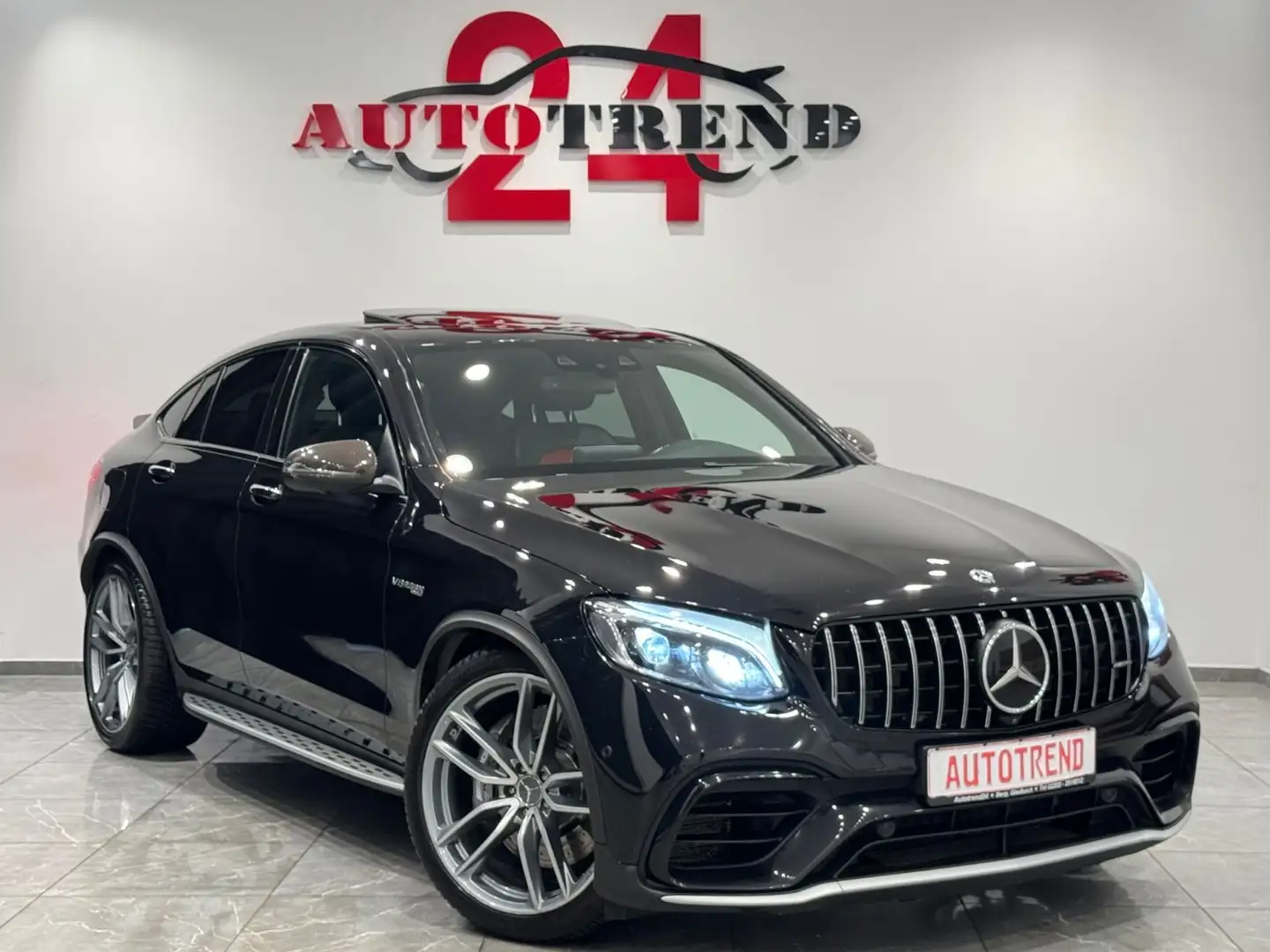 Mercedes-Benz GLC 63 AMG 4Matic Coupe PANO+HUD+°360KAM+BURMEST Černá - 2