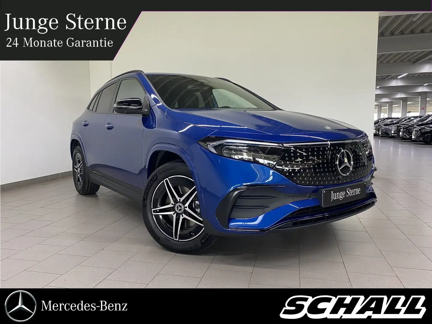 Mercedes-Benz EQA 300 4M AMG+NIGHT+DIST+LED+HEAD-UP+360°+KEYLE Schwarz - 1