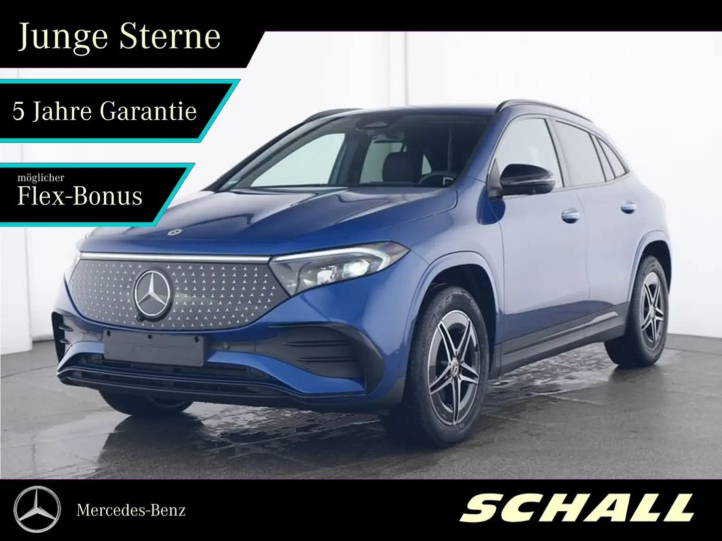 Mercedes-Benz EQA 300 4M AMG+NIGHT+DIST+LED+HEAD-UP+360°+KEYLE Zwart - 1