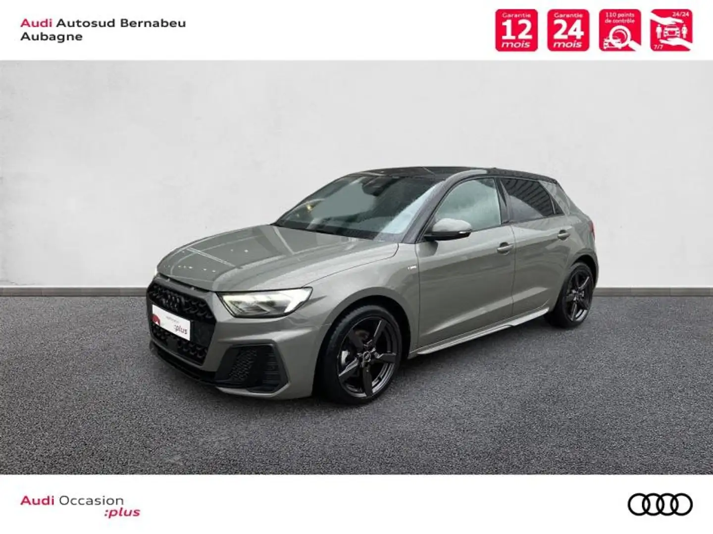 Audi A1 30 TFSI 116ch  S line S tronic 7 Gris - 1