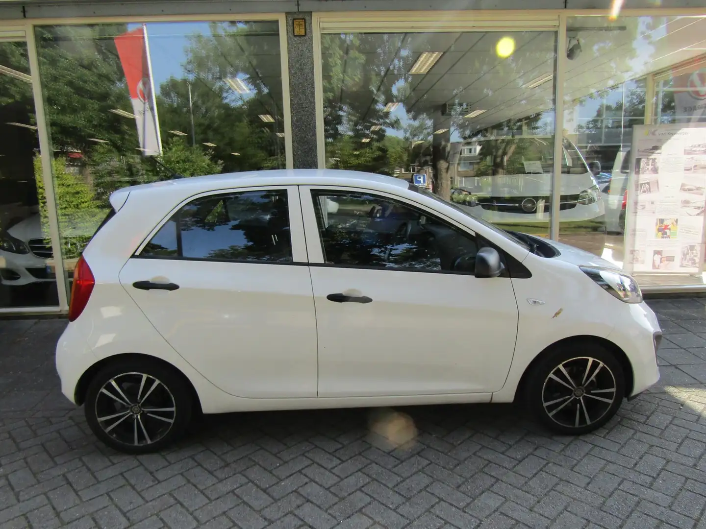 Kia Picanto 1.0 CVVT 5-DRS AIRCO L.M. VELGEN Blanc - 2