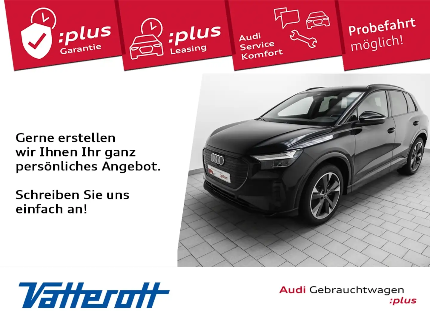 Audi Q4 e-tron 35 e-tron AHK Navi Kamera Schwarz - 1