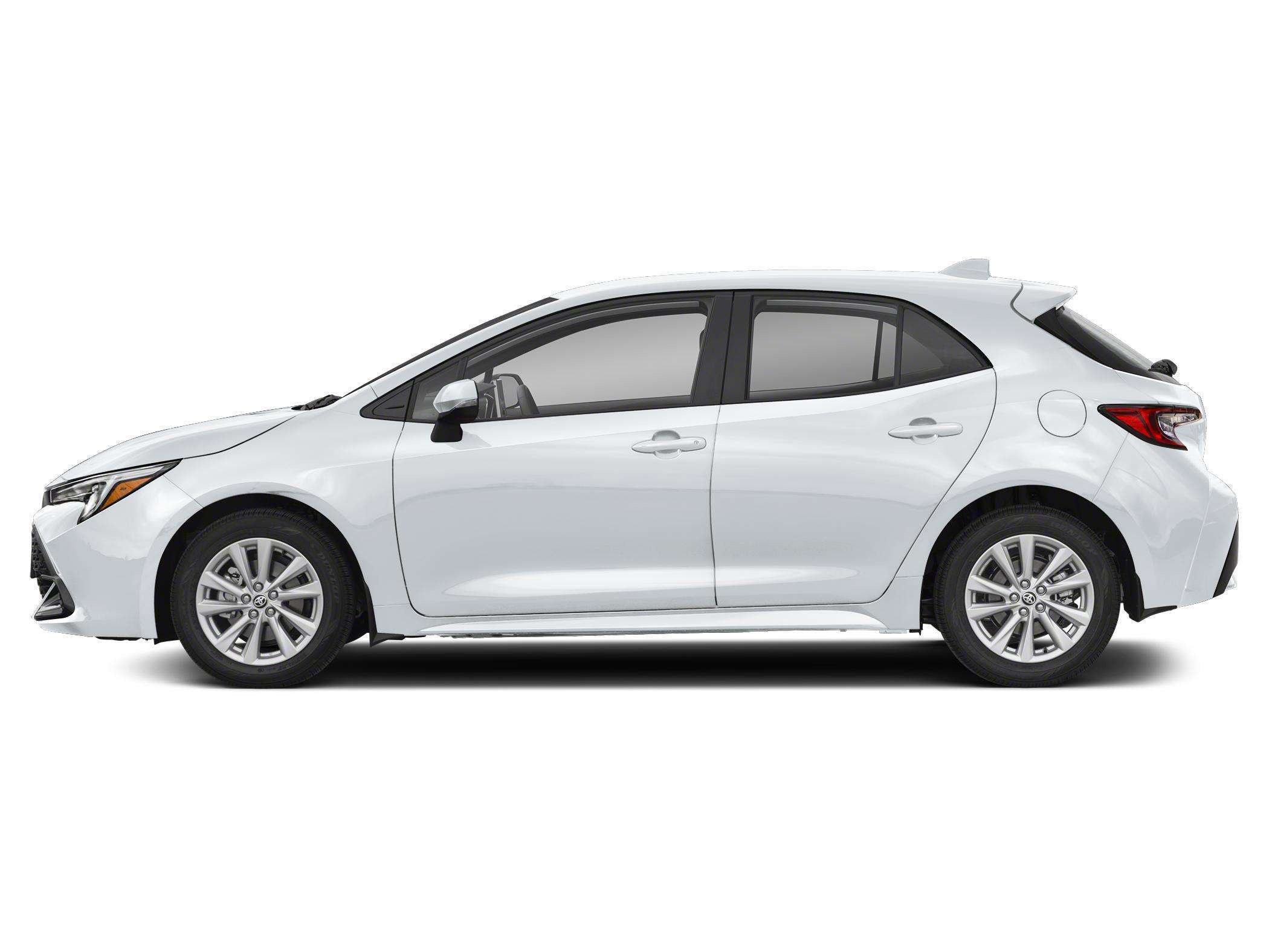 White 2023 Toyota Corolla Hatchback   Automatic
