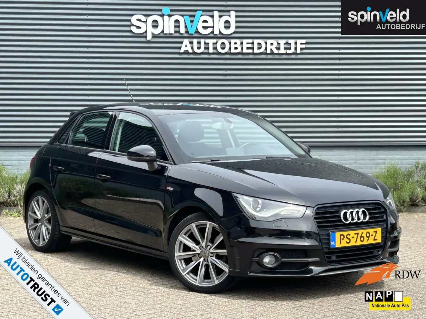 Audi A1 Sportback 1.4 TFSI Pro Line S BJ'14 KETTING V.V NA Zwart - 1