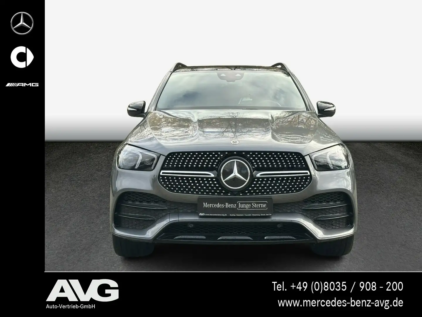 Mercedes-Benz GLE 350 GLE 350 e 4M AMG Night Pano AHK Multibeam LED Grau - 2